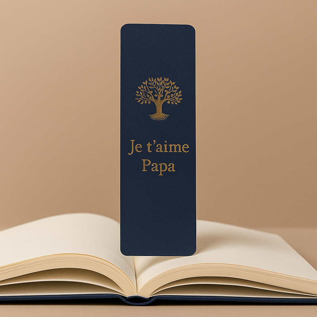 Marque page "je t'aime Papa"