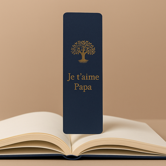 Marque page "je t'aime Papa"