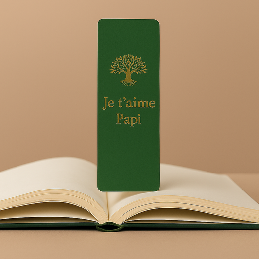 Marque page "je t'aime Papi"