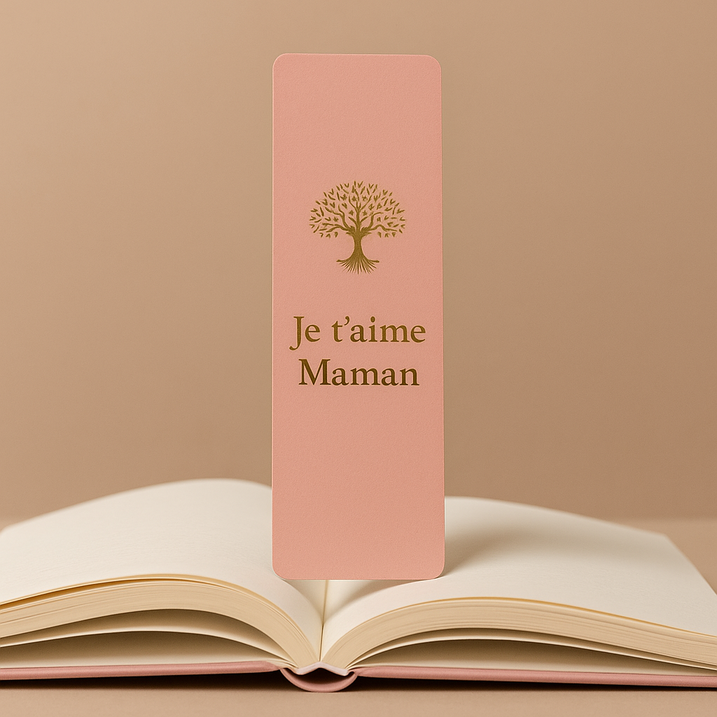 Marque page "je t'aime Maman"