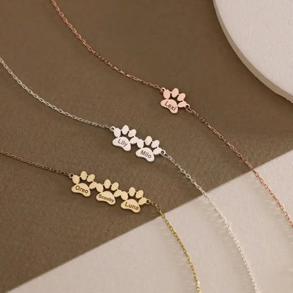 Bracelet Patte Personnalisé – Gardez Votre Animal Toujours Près de Vous