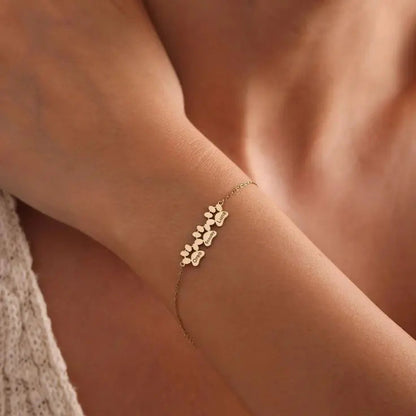 Bracelet Patte Personnalisé – Gardez Votre Animal Toujours Près de Vous