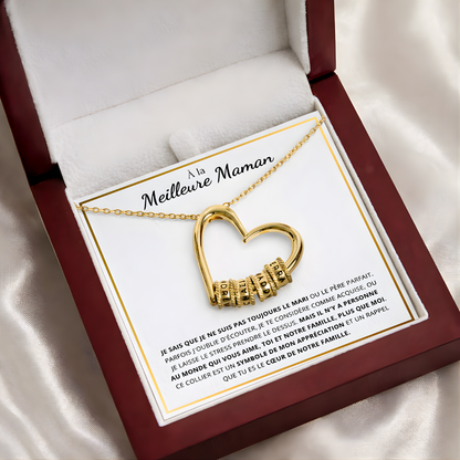 À LA MEILLEURE MAMAN - COLLIER PERSONNALISÉ