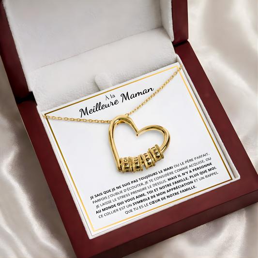 À LA MEILLEURE MAMAN - COLLIER PERSONNALISÉ