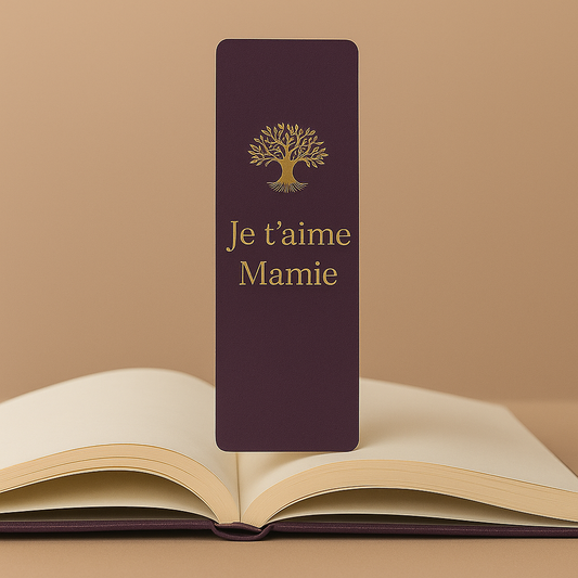 Marque page "je t'aime Mamie"