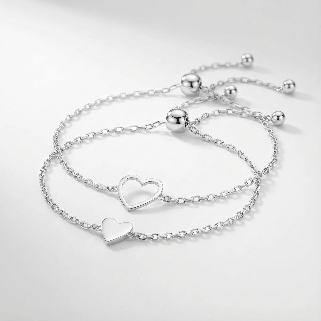 Bracelets Cœurs en Duo