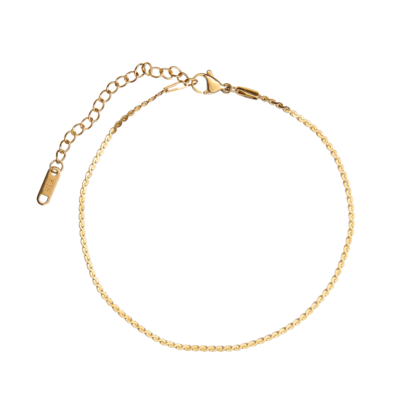 WAVY. anklet